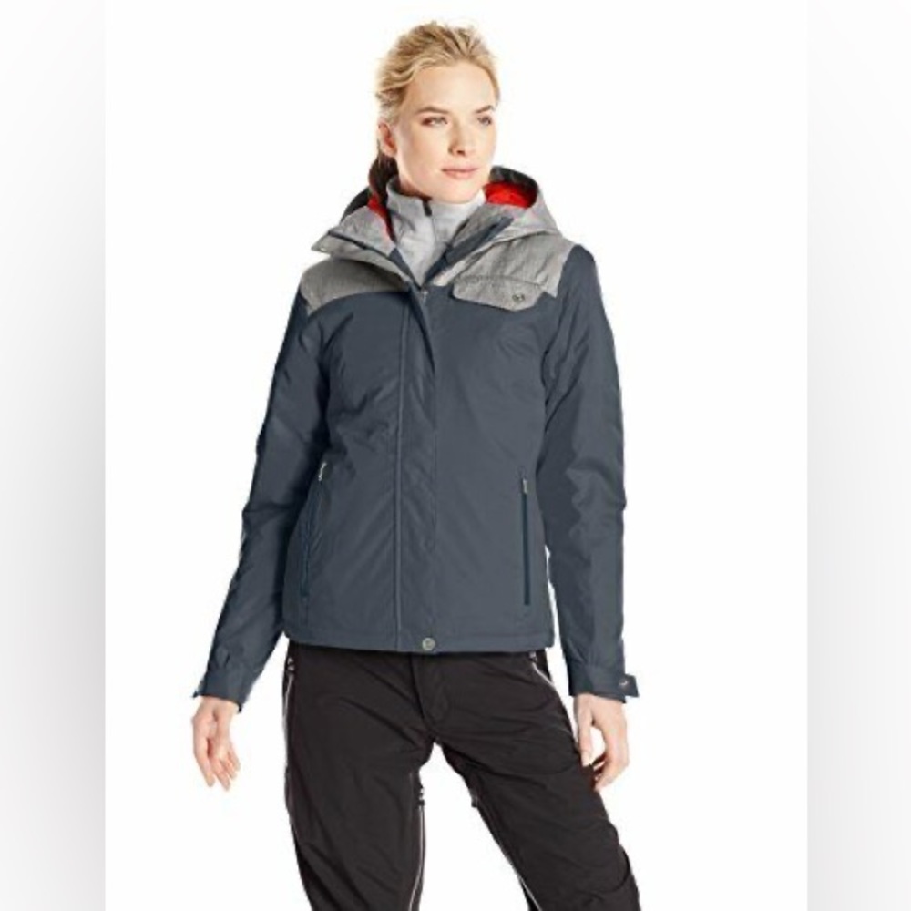 Spyder Sojourn Ski/snow Jacket‎ Size Large white and grey